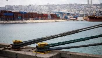 The Port of Haifa, Israel